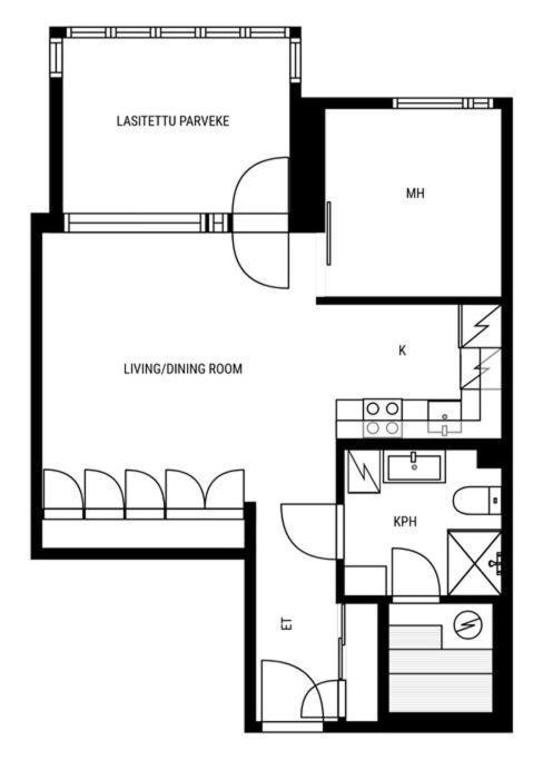 Apartment In Herttoniemenranta Helsinki Exterior photo